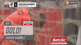 Liga Portugal Betclic: Nacional vs V. Guimarães, Golo 0-2 Chuchu Ramírez (2024-2025)
