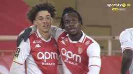 Ligue 1: Monaco vs Stade Brest, Golo 3-1 M. Akliouche (2024-2025)