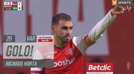 Liga Portugal Betclic: Sp. Braga vs Sporting, Golo 1-0 Ricardo Horta (2024-2025)