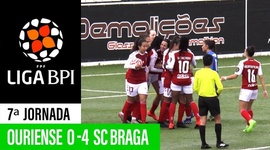 Liga de Futebol Feminino BPI: Atlético Ouriense 0 - 4 Sp. Braga (2019-2020)