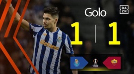 Liga Europa: FC Porto vs Roma, Golo 1-1 Francisco Moura (2024-2025)