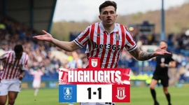 Championship: Sheffield Wed 1 - 1 Stoke City (2023-2024)