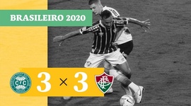 Brasileirão: Coritiba 3 - 3 Fluminense (2020)