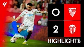 La Liga: Sevilla 0 - 2 Valência (2025-2026)