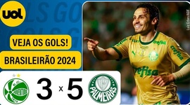 Brasileirão: Juventude 3 - 5 Palmeiras (2024)