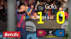 La Liga: Barcelona vs Levante, Golo 1-0 Bernal (2025-2026)
