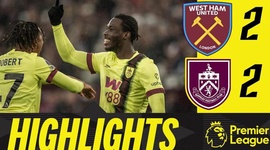 Premier League: West Ham 2 - 2 Burnley (2023-2024)
