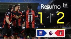 Premier League: Ipswich Town 1 - 2 AFC Bournemouth (2024-2025)