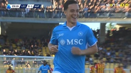 Serie A: Lecce vs Napoli, Golo 0-1 G. Raspadori (2024-2025)