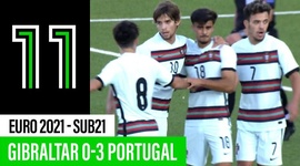 Qualificação Europeu Sub-21: Gibraltar 0 - 3 Portugal (2021)