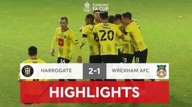 FA Cup: Harrogate Town 2 - 1 Wrexham FC (2021-2022)