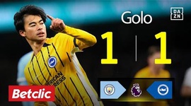 Premier League: Man City vs Brighton, Golo 1-1 Mitoma (2025-2026)
