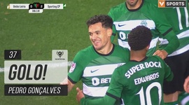 Taça de Portugal Placard: U. Leiria SAD vs Sporting, Golo 0-2 Pedro Gonçalves (2023-2024)