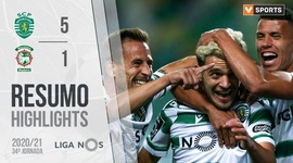 Liga NOS: Sporting 5 - 1 Marítimo (2020-2021)