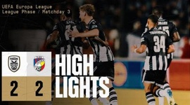 Liga Europa: PAOK 2 - 2 Plzen (2024-2025)