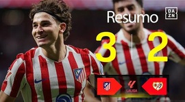 La Liga: Atlético Madrid 3 - 2 Rayo Vallecano (2025-2026)