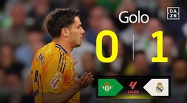 La Liga: Bétis vs Real Madrid, Golo 0-1 Brahim Díaz (2024-2025)