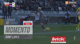Liga Portugal Betclic: Farense vs Nacional, Jogada Rony Lopes, 22' (2024-2025)