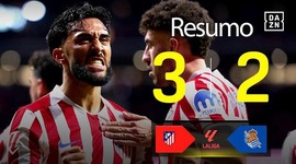 La Liga: Atlético Madrid 3 - 2 Real Sociedad (2025-2026)