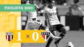 Campeonato Paulista: Botafogo-SP 1 - 0 São Paulo (2020)