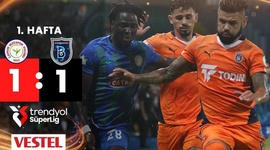 Super Ligi: Rizespor 1 - 1 Basaksehir (2024-2025)