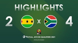 Qualificação CAN: São Tomé Príncipe 2 - 4 África do Sul (2021)