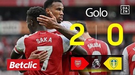 Premier League: Arsenal vs Leeds, Golo 2-0 Saka (2025-2026)