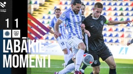 Virsliga: Riga FC 1 - 1 Valmiera FK (2024)