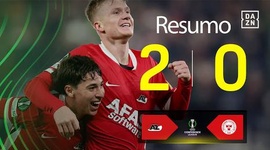 Liga Conferência Europa: AZ 2 - 0 Shelbourne (2025-2026)