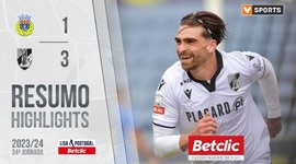 Liga Portugal Betclic: Arouca 1 - 3 V. Guimarães (2023-2024)