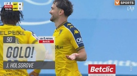Liga Portugal Betclic: Estoril vs Arouca, Golo 4-1 J. Holsgrove (2024-2025)