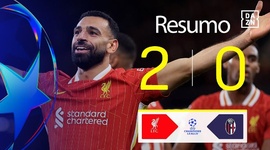 Liga Campeões: Liverpool 2 - 0 Bologna (2024-2025)