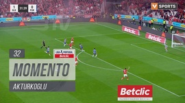 Liga Portugal Betclic: Benfica vs FC Porto, Jogada Akturkoglu, 32' (2024-2025)