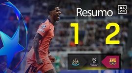 Liga Campeões: Newcastle 1 - 2 Barcelona (2025-2026)