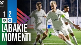 Virsliga: FK Auda 1 - 2 FK Riga (2024)