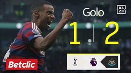 Premier League: Tottenham vs Newcastle, Golo 1-2 Isak (2024-2025)