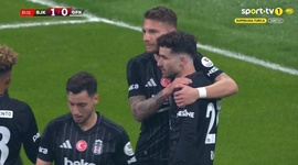Super Ligi: Besiktas vs Gaziantep FK, Golo 1-0 C. Immobile (g.p.) (2024-2025)