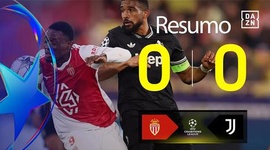 Liga Campeões: Monaco 0 - 0 Juventus (2025-2026)