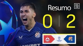 Liga Campeões: RB Salzburg 0 - 2 Dinamo Zagreb (2024-2025)