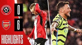 Premier League: Sheffield Utd 0 - 6 Arsenal (2023-2024)