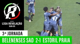 Liga Revelação: Belenenses SAD 2 - 1 Estoril (2019-2020)