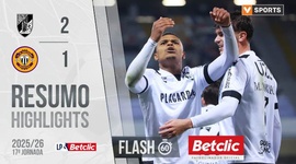 Liga Portugal Betclic: V. Guimarães 2 - 1 Nacional (2025-2026)