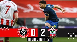 Premier League: Sheffield Utd 0 - 2 Southampton (2020-2021)