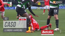 Liga Portugal Betclic: Sporting vs Benfica, Caso Leandro Barreiro, 63' (2024-2025)