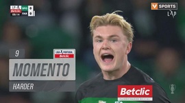 Liga Portugal Betclic: Sporting vs Farense, Jogada Harder, 9' (2024-2025)