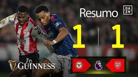 Premier League: Brentford 1 - 1 Arsenal (2025-2026)