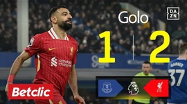 Premier League: Everton vs Liverpool, Golo 1-2 Salah (2024-2025)