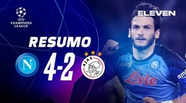 Liga Campeões: Napoli 4 - 2 Ajax (2022-2023)