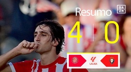 La Liga: Girona 4 - 0 Osasuna (2024-2025)