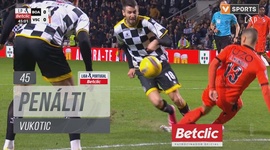Liga Portugal Betclic: Boavista vs V. Guimarães, Penálti Vukotic, 45' (2024-2025)